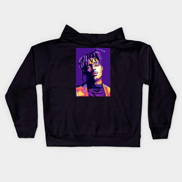 Wrld 999 Kids Hoodie by Zet Art